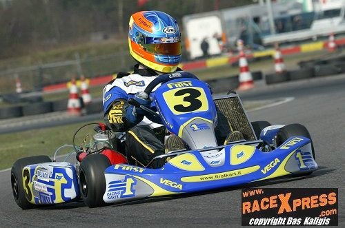 Kievitsbosch opnieuw fabrieksrijder First kart